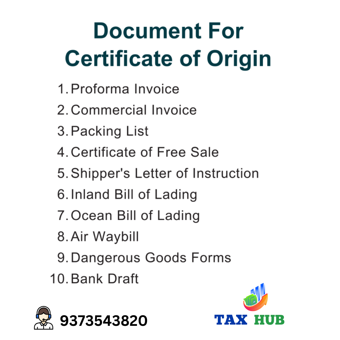 Certificate of Origin